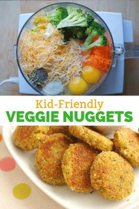 These Veggie Nuggets are healthy, kid-friendly, and addictively delicious! They're full of veggies and perfect for lunch boxes or easy snacks for kids.