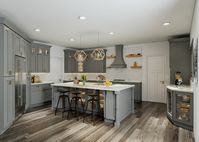 Get a FREE 3D kitchen design at Lily Ann Cabinets! PLUS get free samples + up to 50% off box store pricing. Visit our website today to learn more. | #KitchenCabinets #KitchenDesign | Rendering | Kitchen Mockup | Kitchen Ideas | Kitchen Renovation | Kitchen Remodel