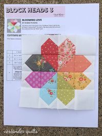 Moda Block Heads Block 11 – Coriander Quilts