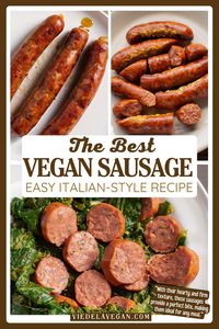 Struggling to find a satisfying Vegan Sausage Recipe? Our straightforward guide offers a delicious plant-based alternative that's easy to make at home. Learn how simple ingredients can transform into savory vegan sausages with just a few steps. Visit our site for the full recipe and enjoy a tasty, cruelty-free meal. Save the pin for later to keep this handy recipe in your collection!