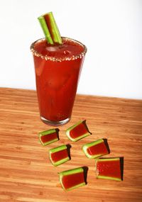 Bloody Mary Jello Shots