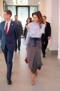 Queen Rania Attends Launch of Partnership Between QRTA and USAID — Royal Portraits Gallery