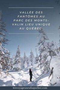 Avez-vous déjà entendu parler de la Vallée des fantômes dans le Parc national des Monts-Valin? Notre collaboratrice nous amène en randonnée en raquette dans cet incroyable lieu du Saguenay-Lac-Saint-Jean. #sepaq #randonnee #montsvalin #valleedesfantomes #saguenay #quebec #hiver