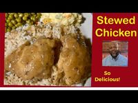 Southern Style Stewed Chicken Recipe | old school Stewed Chicken #southerncooking