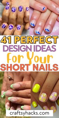 Transform your look with these adorable nail designs for short nails that are both stylish and fun! From vibrant colorful patterns to elegant accents, these creative short nail art ideas that are perfect for any occasion.