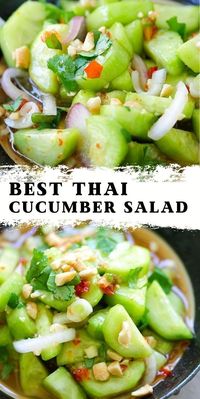 Cucumber salad is a staple side dish that goes well with any dinner that you can make.