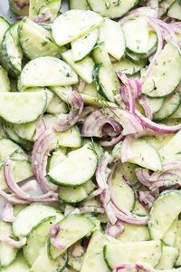 Creamy Cucumber Salad | Summer BBQ Side Dish Recipe