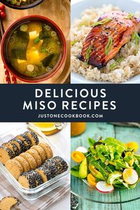 From soothing soups to salad dressings to savory marinade, miso is the secret ingredient that can shake up flavors in everything you cook. Here are some delicious miso recipes you'll want to make over and over again. #misorecipes #japanesefood #dinnerrecipes | Easy Japanese Recipes at JustOneCookbook.com