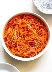 Spicy Korean Carrot Salad, Better than the One Trending on TikTok? - The Delicious Life