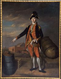 Col. Flowers - Continental Artillery Artificer. Painted by a Peale brother.