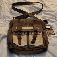 2 Pocket Duffle Bag Interior Pocket For Wallet Or Keys Carry Strap