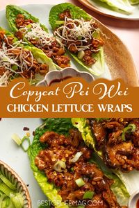 You can make a copycat Pei Wei chicken lettuce wraps recipe that rivals that of P.F Chang's lettuce wraps. PF Changs Chicken Lettuce Wraps Recipe | Pei Wei Chicken Lettuce Wraps Recipe | Healthy Chicken Recipes | Easy Recipes with Ground Chicken | Ground Chicken Recipes | Asian Lettuce Wrap Recipe | Asian Recipes with Chicken | Healthy Meal Prep Recipe | Meal Prep Recipe with Chicken | Lettuce Wrap Recipe | Lettuce Wraps with Chicken