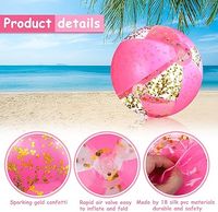 Amazon.com: 6 Pcs 12 Inch Inflatable Glitter Beach Ball Swimming Pool Party Balls Large Pink Beach Sand Balls Confetti Beach Balls Pool Party Decorations for Summer Pool Party Supplies : Toys & Games