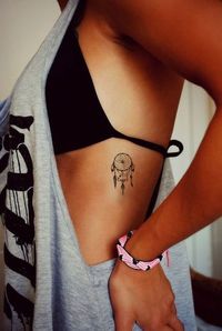 Dream Catcher Temporary Tattoo, Tribal Side Boob Tattoos, Dreamcatcher – MyBodiArt #TattooIdeasSmall