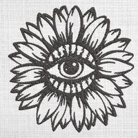 "Beautiful SunFlower with a Third Eye Embroidery File  4x4 hoop 1 colors Instant Download  File Formats:  .dsb, .dst, .edr, .exp, .hus, .jef, .pes, .sew, .vp3, xxx This design is created to be used on an embroidery machine. You must have an embroidery machine and a method to transfer files to your machine to use this design. This is not a patch. -You may use these files to make physical items for personal use or to sell, but you may not resell or distribute the designs. -Re-sizing or editing of