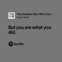 taylor swift, the tortured poets department ttpd the smallest man who ever lived lyrics