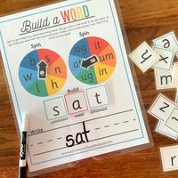 CVC Reading Game Printable Sight Word Practice Beginning | Etsy