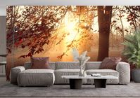 Uplandia Trees wallpaper mural ➡ 100% PVC-free and non-toxic