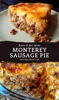 Monterey Sausage Pie