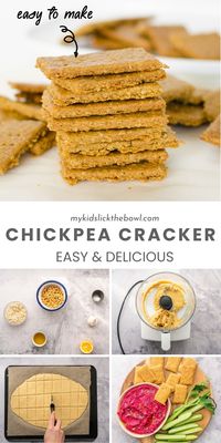 These crackers make a perfect toddler snack. A source of fibre, protein and iron. The recipe is easy, with basic ingredients. Perfect with toppings, or on their own!