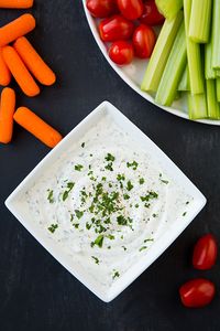 Lighter Greek Yogurt Ranch Dip