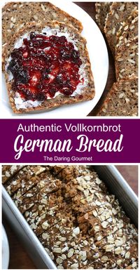 German Bread (Authentic Vollkornbrot)