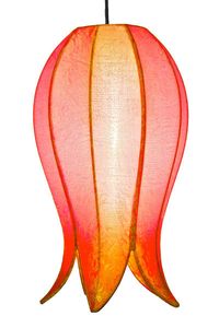 Hanging Flowering Lotus Lamp Medium