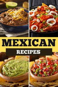 Looking for the perfect Mexican recipes? From tacos, to sides, to dessert, these Mexican dishes are fit for any fiesta!