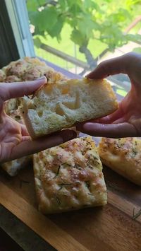 This bubbly overnight focaccia is salty, fluffy, and will become your go-to bread. #focaccia #italianrecipe