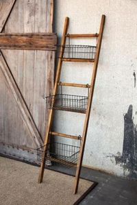 45+ Clever Repurposed Old Ladder Ideas 58