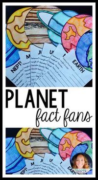 Are you looking for a school project to help teach your students about planets and the solar system? This fun craft for kids is interactive and educational! Students research the planets and write the facts on each "fan!"