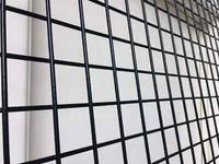 Welded Wire Mesh Panels | Black Powder Coated Sheet | 2" x 2" Hole (Choose Size) | eBay