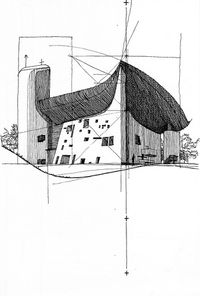 Corbu's anitcorb- the famous Ronchamp.