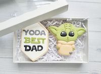 Yoda father's day cookie gift set