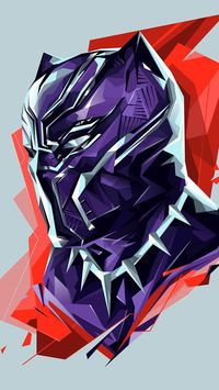 Black Panther Artwork HD iPhone Wallpaper - iPhone Wallpapers #blackpanther #wakanda #tchalla #marvel #wallpapers