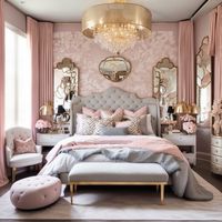 7 Dream Contemporary Glam Interior Decorating Ideas | Home Wall Art Decor