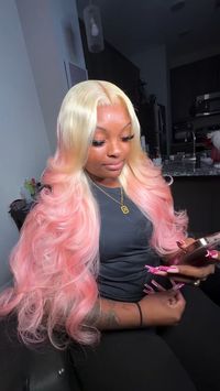 Soul Lady Barbie Blonde Body Wave 13x4.5 Lace Full Frontal Wig Real Human Hair Wavy Pre Plucked And Bleached