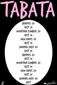 Try one round of Tabata every day before you shower, for a week. You are guaranteed to feel a difference in your body! Only 4 minutes! #Fitness #Fit #Workout