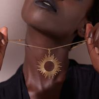 Electric Goddess Statement Sun Necklace - Rachel Jackson