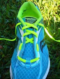 How to tie your running shoes to fit your feet better. a podiatrist showed her this trick! wow - the high arches, vs. wide foot tie is fantastic.