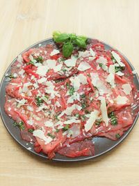 Carpaccio de boeuf facile