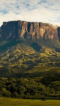 Mount Roraima in Venezuela, Brazil, and Guyana