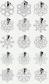 Snowflake cutout patterns! A LOT of other December-y decorations on the sight too! (In Estonian language but great pics!)