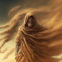 Ai art | midjourney on Instagram: "Follow @formallyai Author: AntiXiann Prompt: a legend of the sand walker morphing to sand and dust blowing and twirling across the desert dunes #midjourney #midjourneyai #midjourneyart #ai #aiart #aigeneratedart #aiartist #artist #artwork #aiwork #aiartwork #aiartcomm #aiartcommunity #aidesign #design #digitaldrawing #aiarchitecture #architecture #architect #imagination"