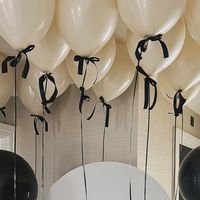 Bexley confetti Balloons - Balloons and Balloon training on Instagram: "Bringing baby home in style 🖤"