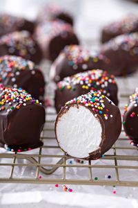 Chocolate-Covered Marshmallows