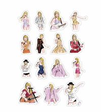 These cute Eras Tour Outfit Stickers are so much fun, they're gonna look great on everything! Wether you are a rep girlie or a lover fan, you're covered. Product Details:- 15 Stickers- CT Local- Made in the USA