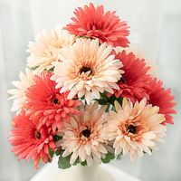 Gerber Daisy Bush 18" Long with 12 Stems Coral