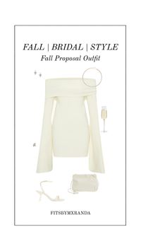 Fall Engagement Outfit | #outfitinspo #bridal #outfit #fashion #fashioninspo