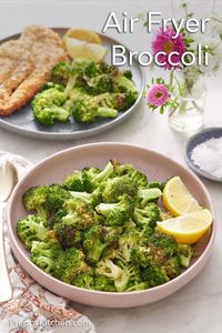 When it comes to quick dinner sides, you’d be hard-pressed to find an easier, more crowd-pleasing recipe than my Air Fryer Broccoli. Simply made with just 5 ingredients and 5 minutes of active prep time, it’s the weeknight wonder you’ve been missing!